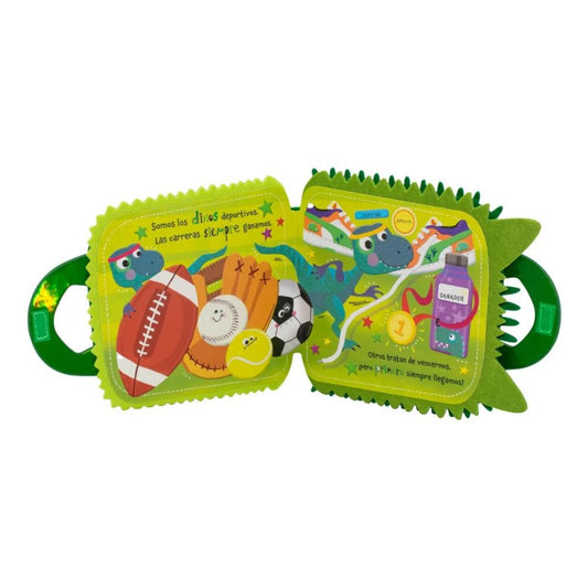Mi Dino Mochila Libro Interactivo Con Dinosaurios