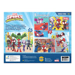 Rompecabezas 5 en 1 Spidey de Madera | Juegos Educativos Marvel para Niños