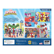 Rompecabezas 5 en 1 Spidey de Madera | Juegos Educativos Marvel para Niños