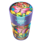 Rompecabezas Mariposas 1000 Piezas | Cilindro Coleccionable | Novelty