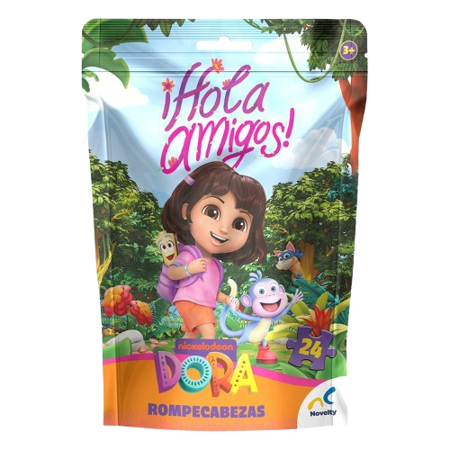 Pack Rompecabezas Gabby’s Dollhouse y Dora – 24 Piezas Cada Uno | Set Infantil