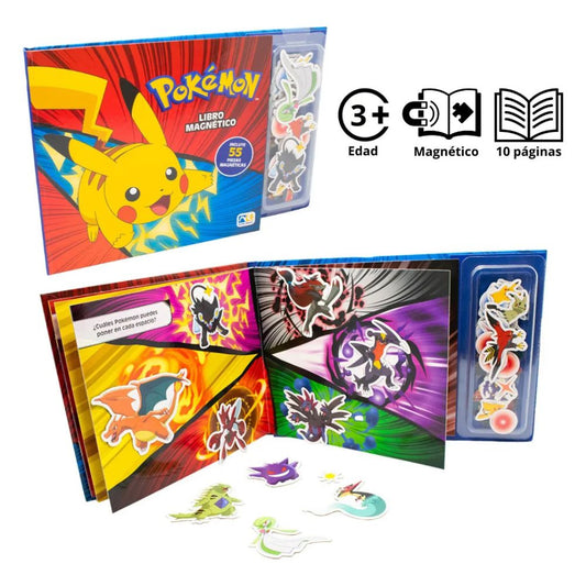 Libro Magnético Pokémon – Juego Educativo | Ediciones Novelty