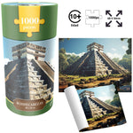 Rompecabezas Pirámide 1000 Piezas | Cilindro Coleccionable con Póster | Novelty