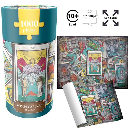 Rompecabezas Novelty Tarot Cilindro 1000 Piezas