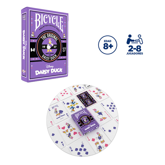 Baraja Bicycle Coleccionable Disney Daisy Duck 54 Cartas