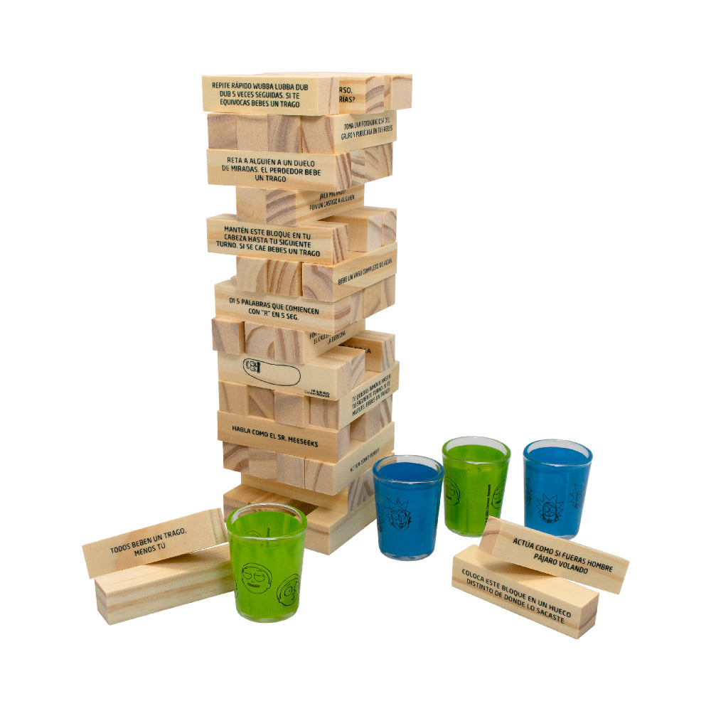 Torre Del Beber Rick & Morty Caja Plastica