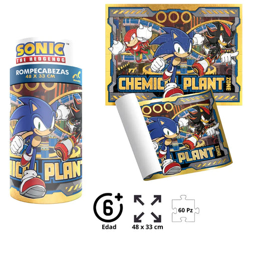 Rompecabezas Sonic Infantil 60 Piezas