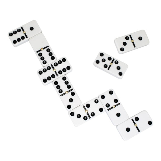 Dominó clásico doble 6 foil caja de cartón