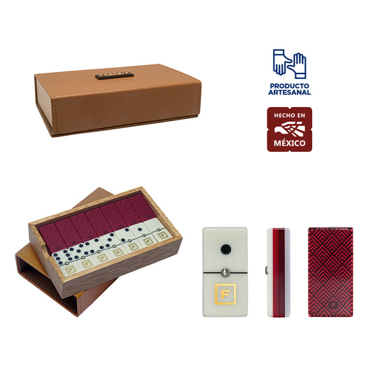 Dominó Profesional Tamarindo Frengie 4 Capas | Artesanal Mexicano