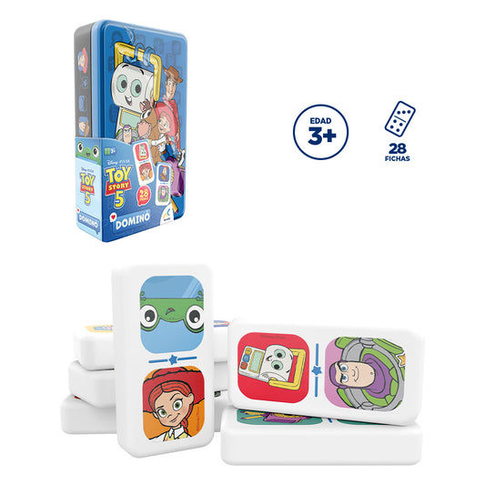 Dominó Toy Story 5 Infantil Estuche Metálico
