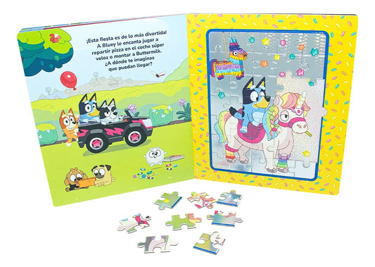 Libro Bluey de Actividades y Rompecabezas | Juegos Educativos Infantiles