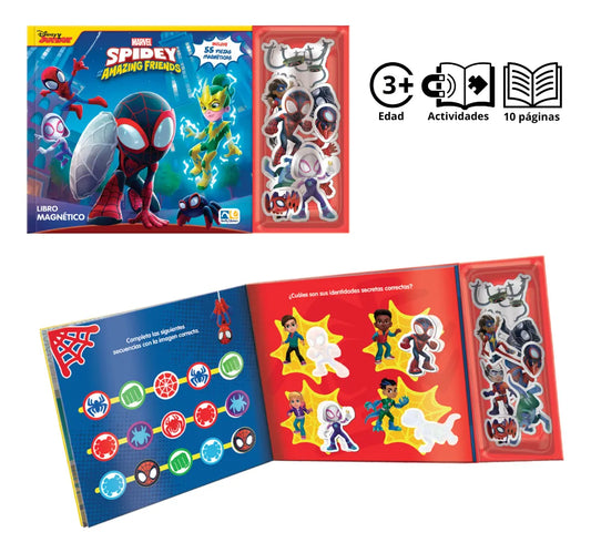 Libro Magnético Marvel Spidey