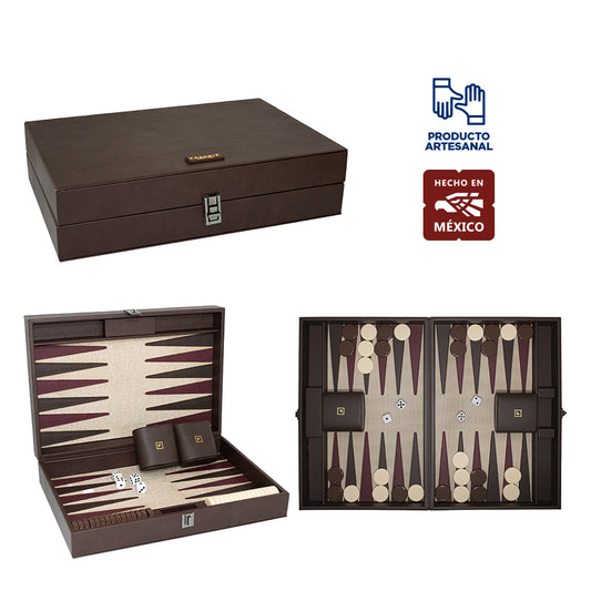 Backgammon Mediano Guiza Frengie | Juego Artesanal Egipto