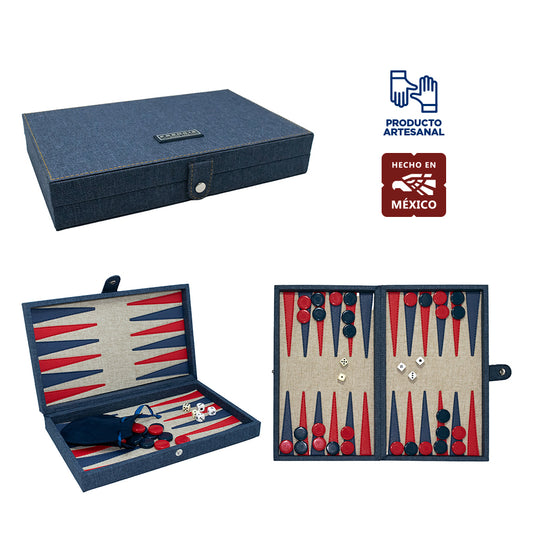 Backgammon Mini Cairo Frengie | Juego Portátil Artesanal