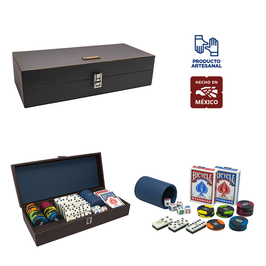 Casino Bellagio Frengie | Set Premium Casino con Fichas y Dominó Profesional