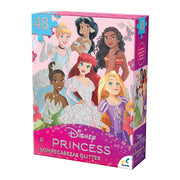 Rompecabezas con Glitter de las Princesas de Disney - Novelty