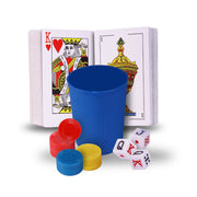 Set de Juegos Cubilete y Barajas - Novelty Corp.