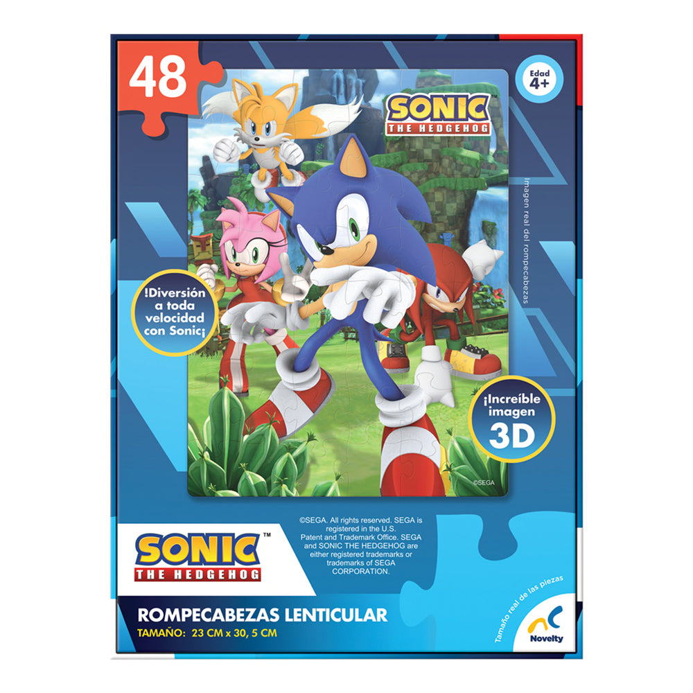 Rompecabezas 3D de Sonic 48 Piezas