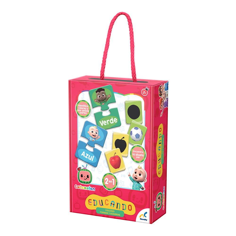 Juego de mesa preescolar educando: Formas, colores y sombras Cocomelon