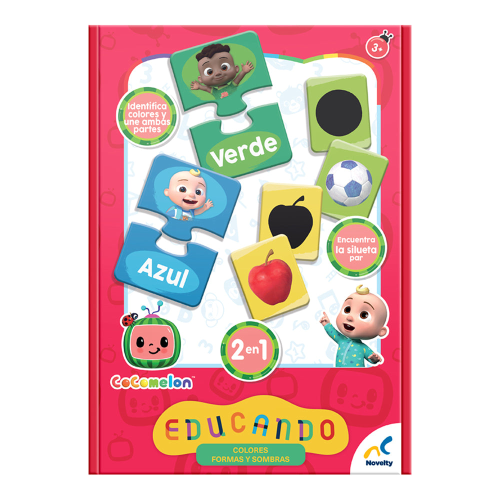 Juego de mesa preescolar educando: Formas, colores y sombras Cocomelon