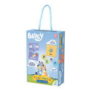 Juego de mesa preescolar educando: Alfabeto y palabras Bluey