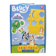 Juego de mesa preescolar educando: Colores y figuras Bluey