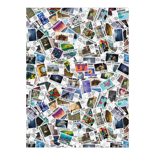 Rompecabezas Timbres Disney 100 años 1000 Piezas