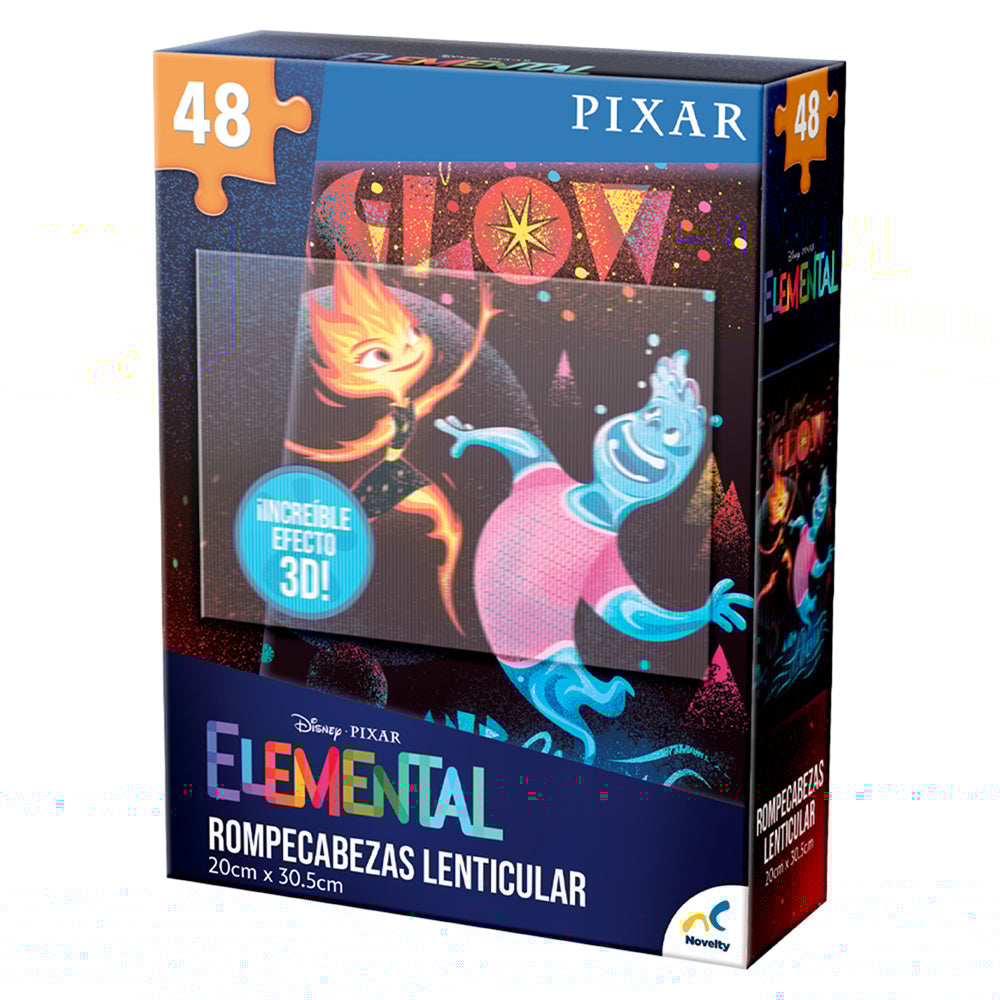 Rompecabezas Lenticular Elemental de 48 Piezas