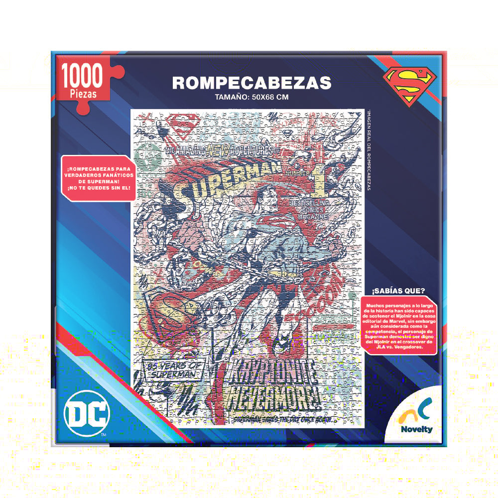 Rompecabezas Superman 85 Aniversario 1000 Piezas Coleccionable