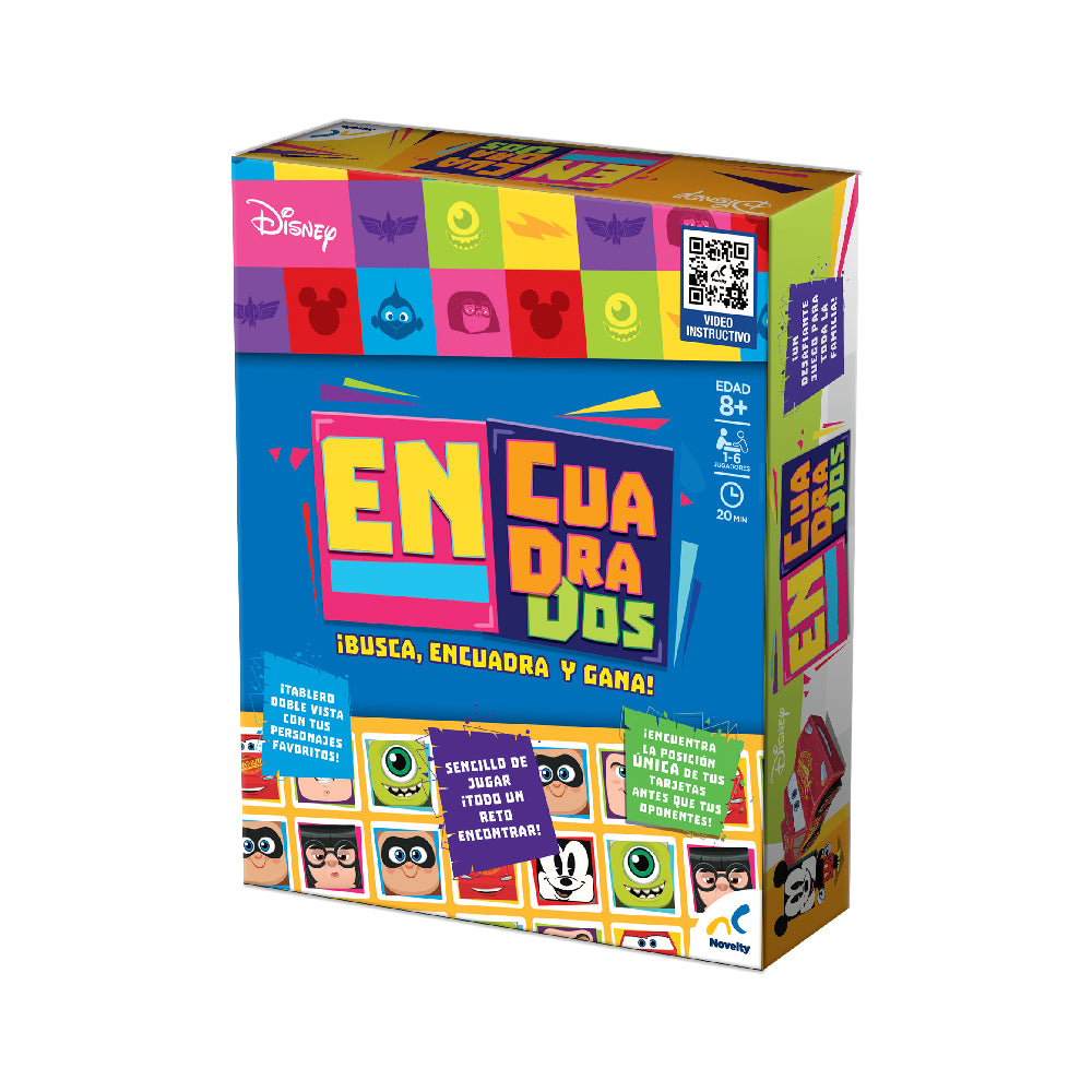 Juego De Mesa Infantil En Cuadrados Disney Pixar