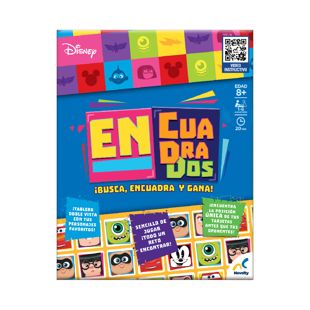 Juego De Mesa Infantil En Cuadrados Disney Pixar