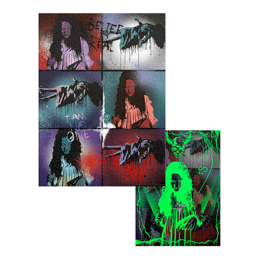 Rompecabezas Coleccionable El Exorcista 1000pz Novelty Glow In The Dark