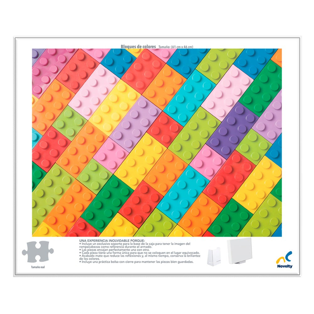 Rompecabezas Bloques de Colores 500 piezas