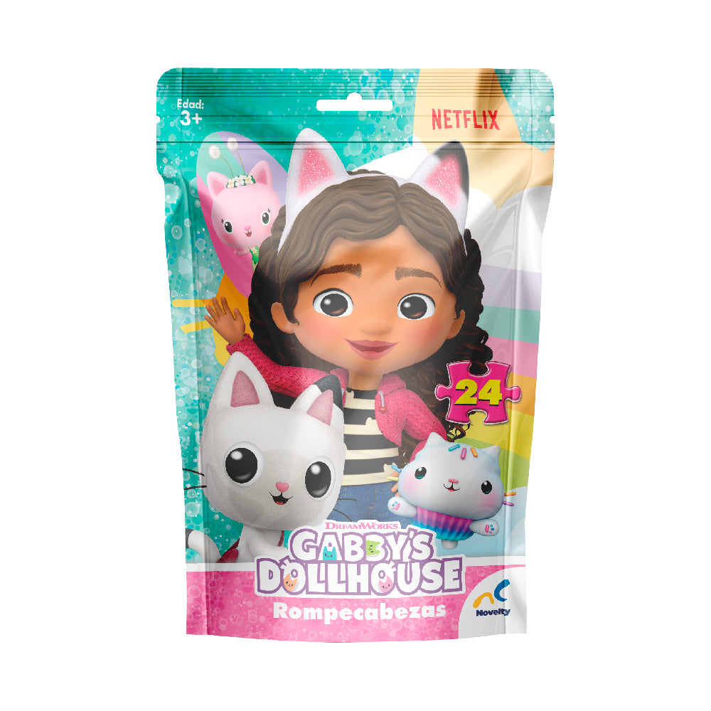 Rompecabezas Gabby´S Doll House 24 Piezas en bolsa