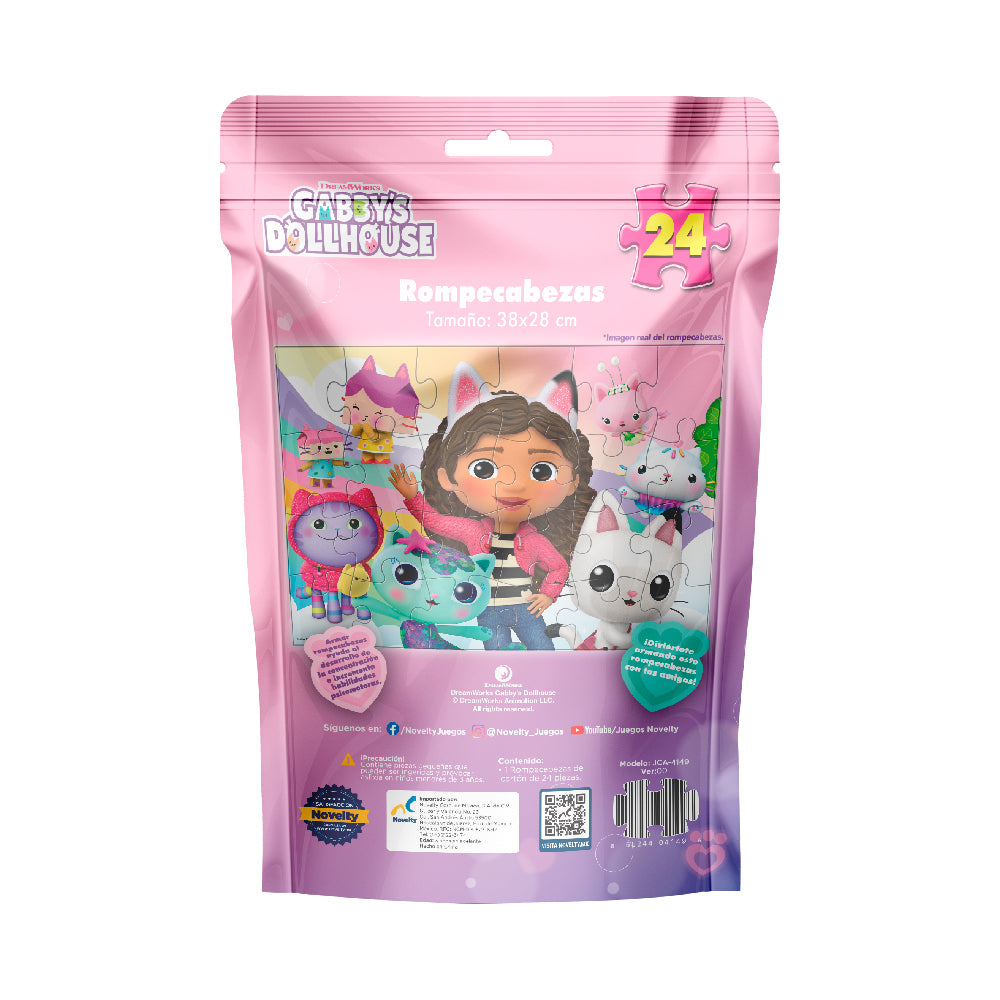 Rompecabezas Gabby´S Doll House 24 Piezas en bolsa