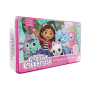 Rompecabezas Panorámico 3 En 1 Gabby´s Dollhouse Caja Metálica