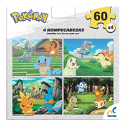 Rompecabezas 4 En 1 Pokémon