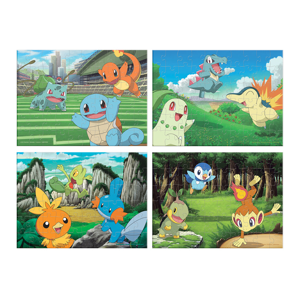 Rompecabezas 4 En 1 Pokémon