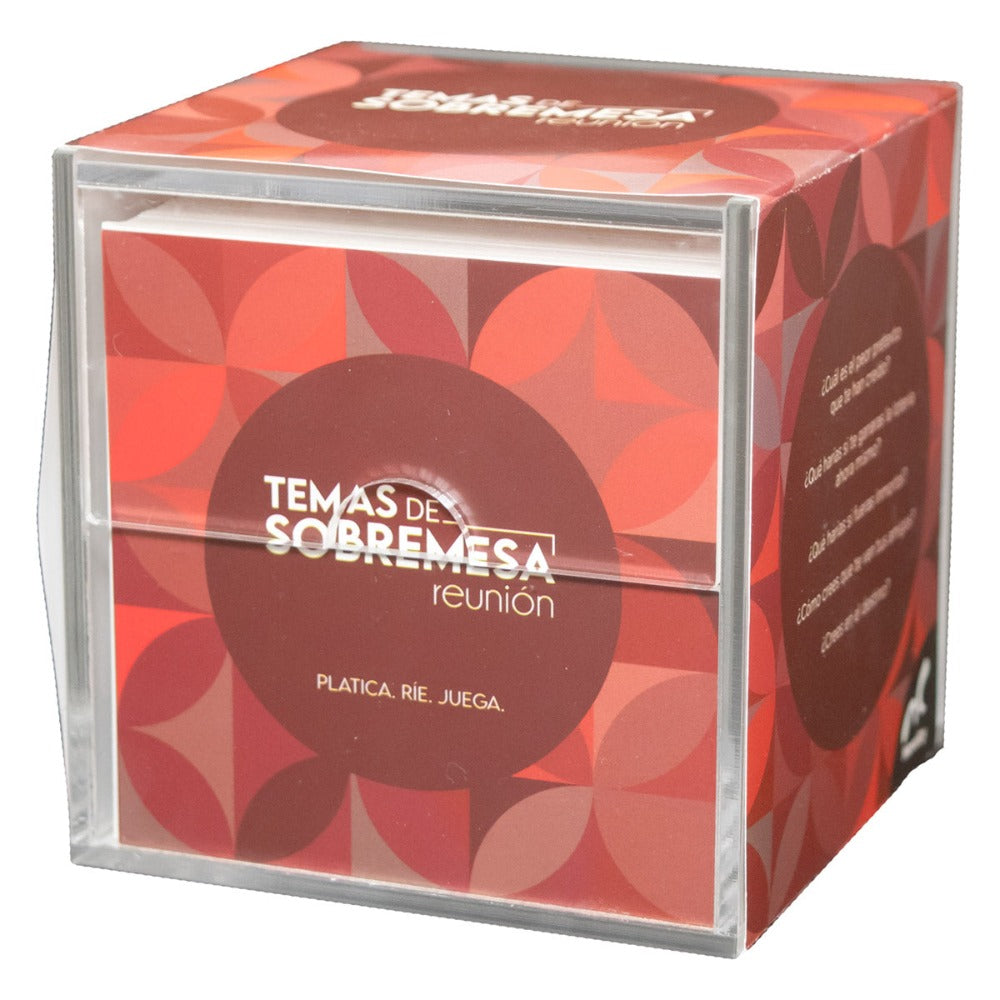 Juego De Cartas Temas De Sobremesa Reunión