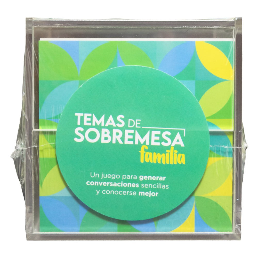 Juego De Cartas Temas De Sobremesa Familia