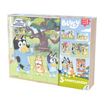 Rompecabezas Bluey 5 En 1 Caja De Madera