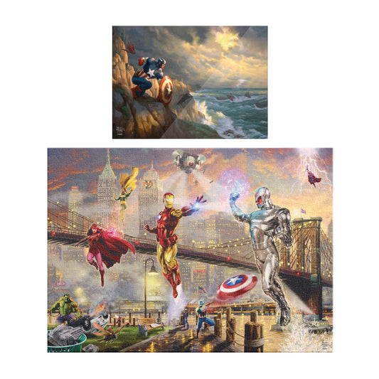 Rompecabezas Premium Iron Man - Tomas Kinkade 1000 Piezas