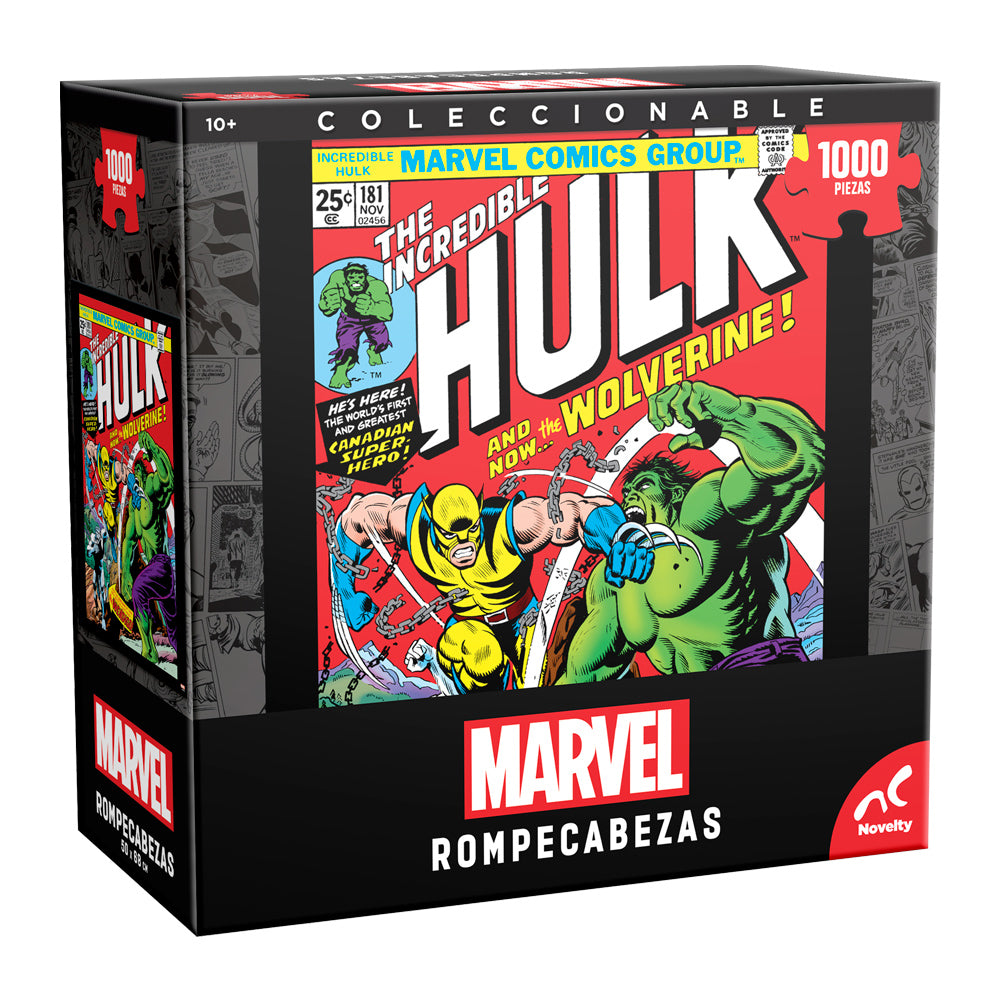 Rompecabezas Coleccionable Comic Hulk 1000 Piezas Novelty Corp