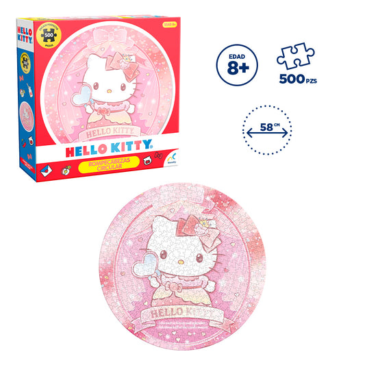Rompecabezas Circular Hello Kitty 500 Piezas