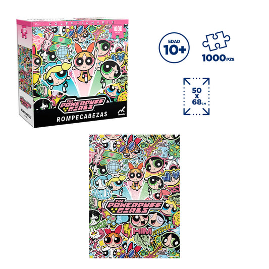Rompecabezas Coleccionable Powerpuff Girls 1000 Piezas Caja De Carton