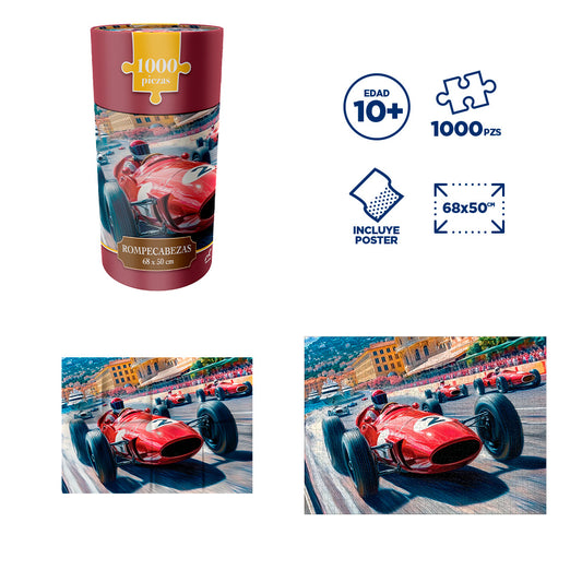 Rompecabezas Monaco 1960 1000 Piezas Clindro
