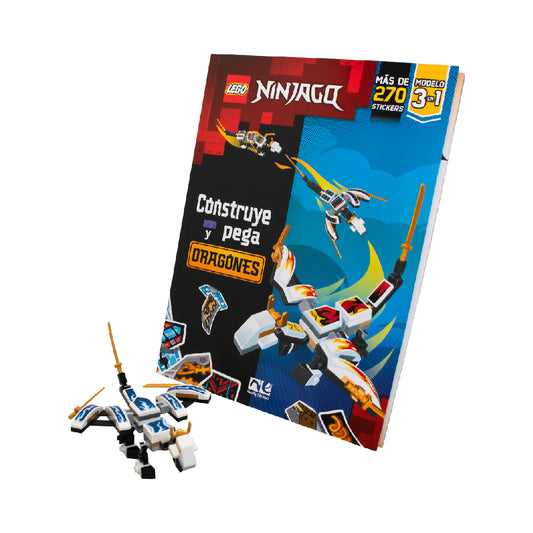 Lego Construye y Pega Dragones Ninjago