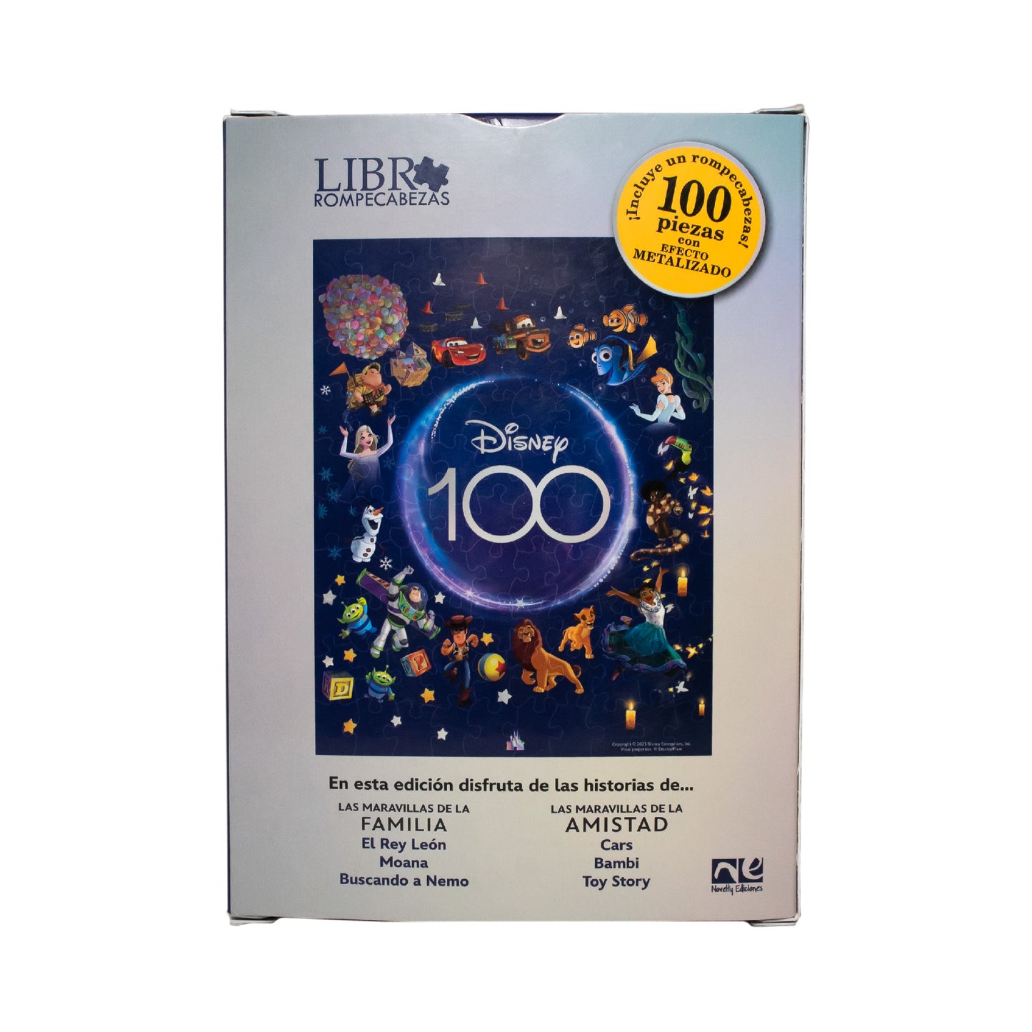 Libro Rompecabezas Cuentos Para Coleccionar Disney 100
