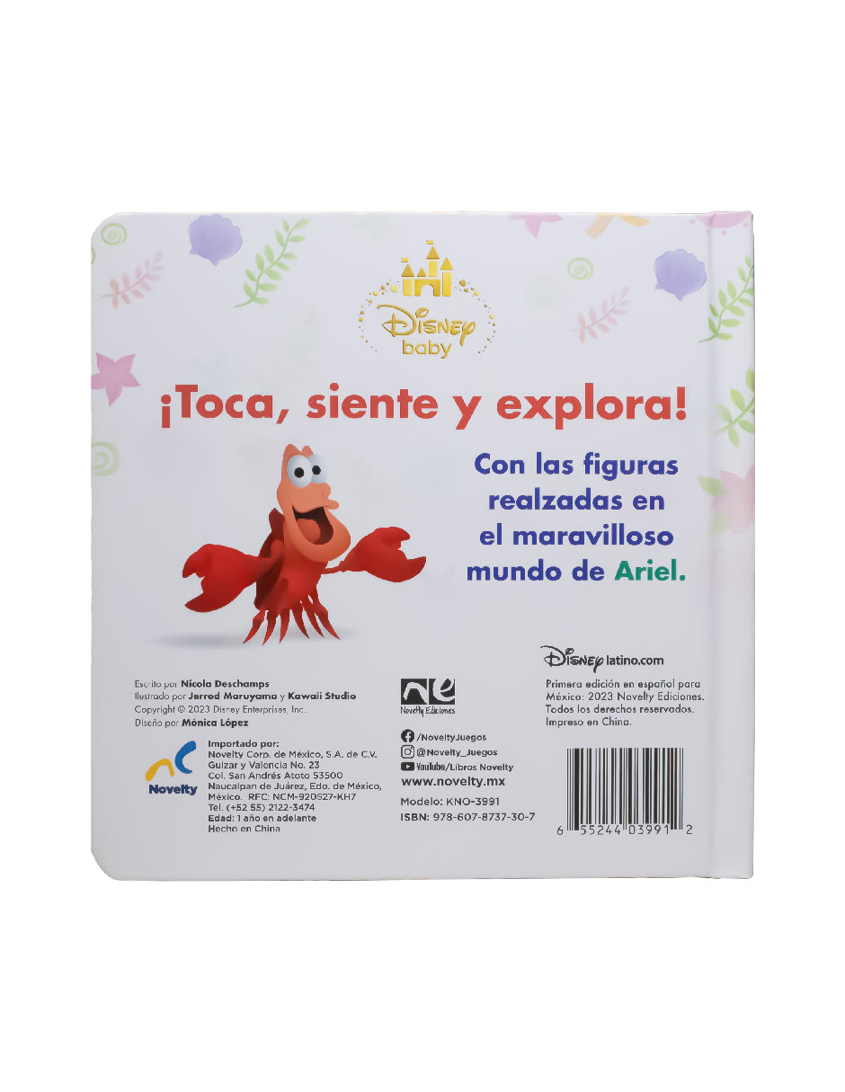 Libro Infantil De Actividades Aventuras Bajo Del Mar La Sirenita