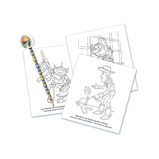 Libro Infantil Cuentos y Colores Toy Story